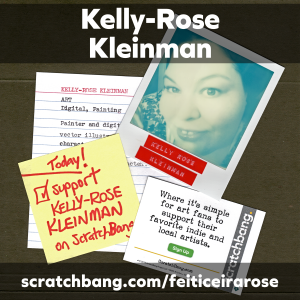 collage of Kelly-Rose Kleinman ephemera