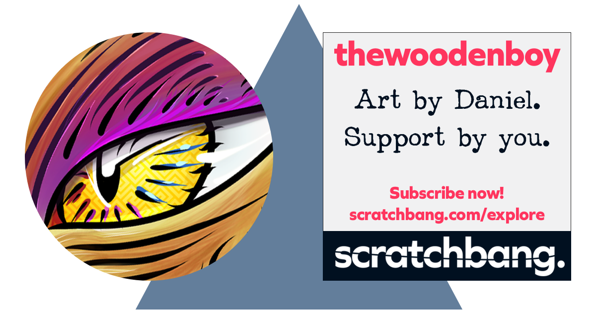 Daniel Wathen thewoodenboy, artist on ScratchBang. Art by Daniel/thewoodenboy. Support by you. Subscribe now! 
